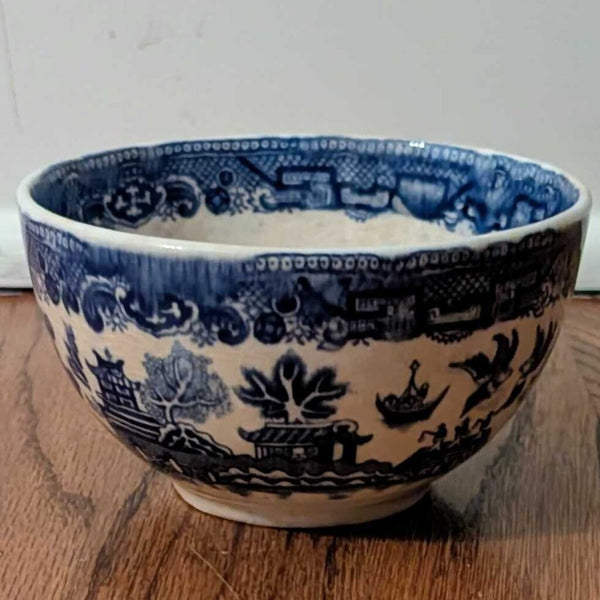 Antique English Blue Willow Bowl 5"