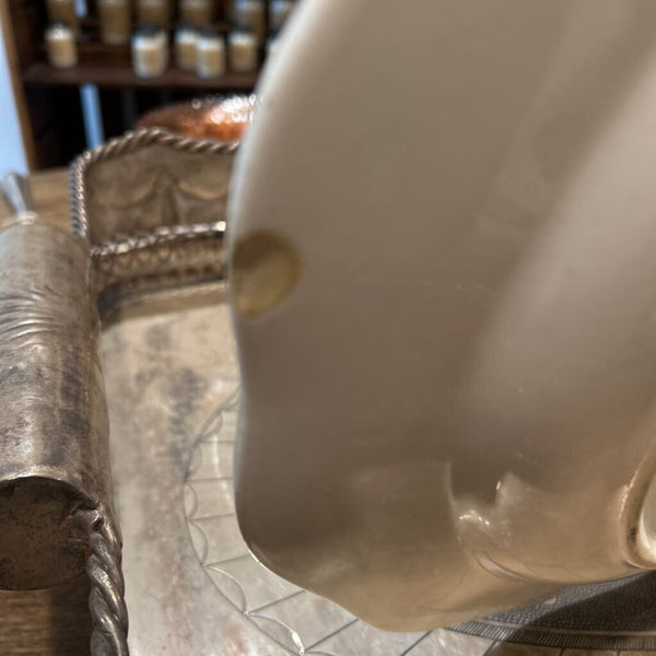 ASAKE TOKI BLUE WHITE AND ORANGE PLATTER
