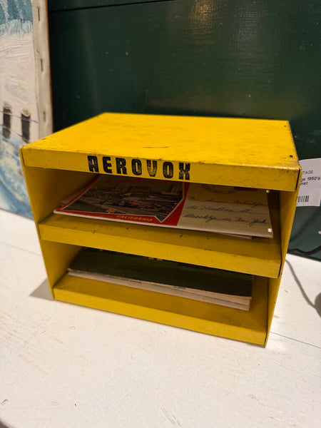JFV ~ Vintage 1950's Aerovox Display cabinet