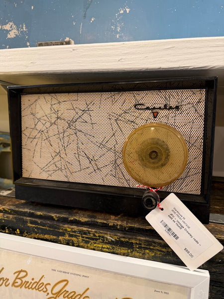 JFV ~ Vintage Crowley radio ~ sold as found