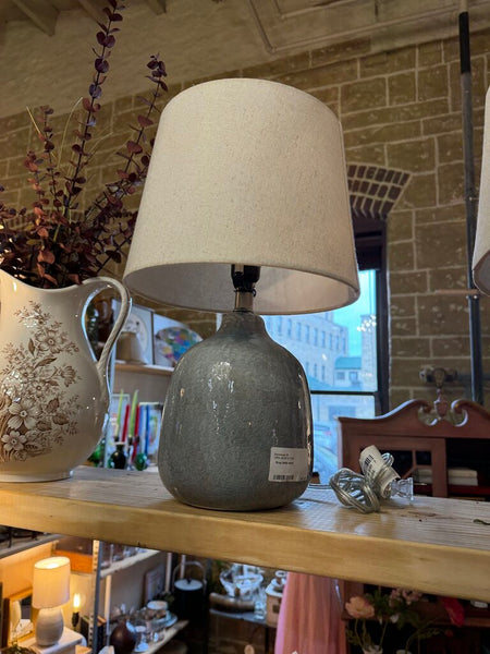 Gray lamp each