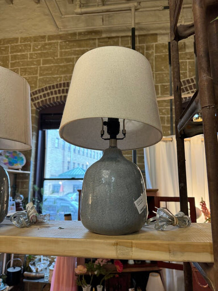 Gray lamp each