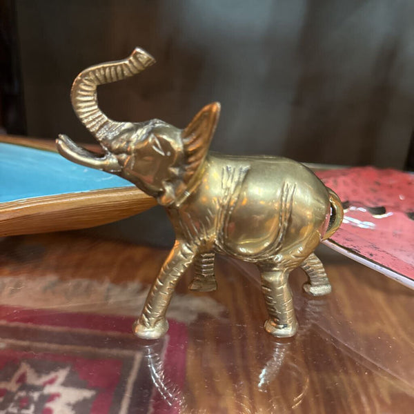 Brass Elephant 4" tall W2070