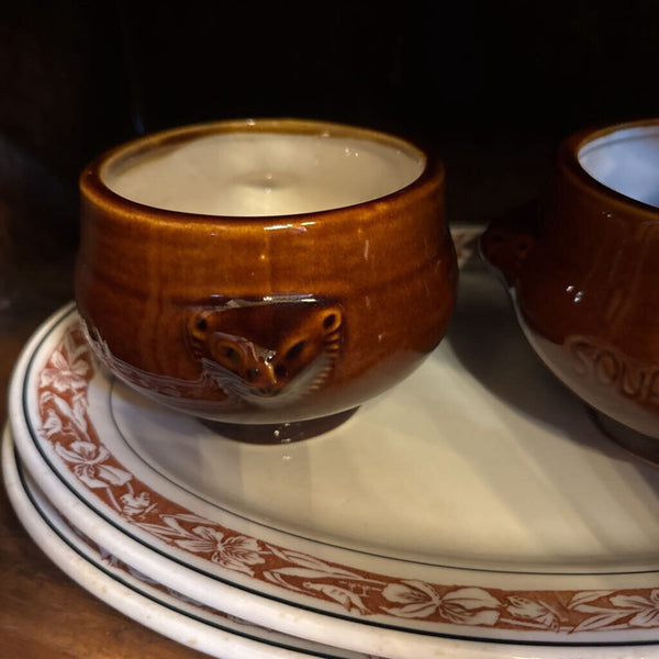 Lion Head French Onion Soup Bowl