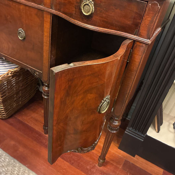 Vintage Mahogany Buffet 66"x 37" x 22"