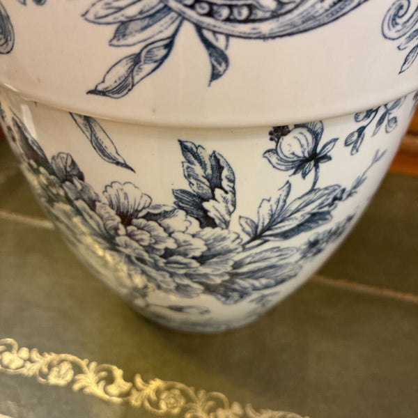 Ceramic Blue and White Planter