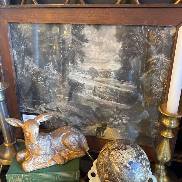 Black and White Farm Print 15x19