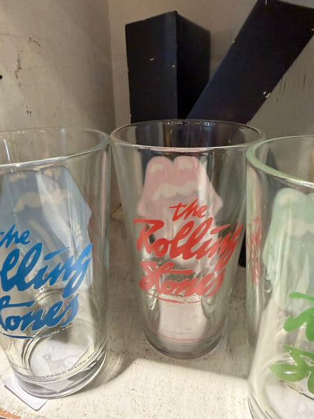 JFV ~ Rolling Stones Glass - Red