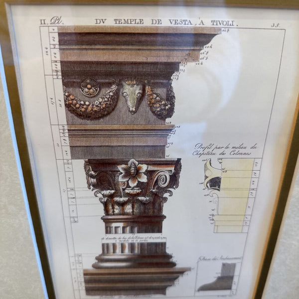 Architectural Print Column 13x16