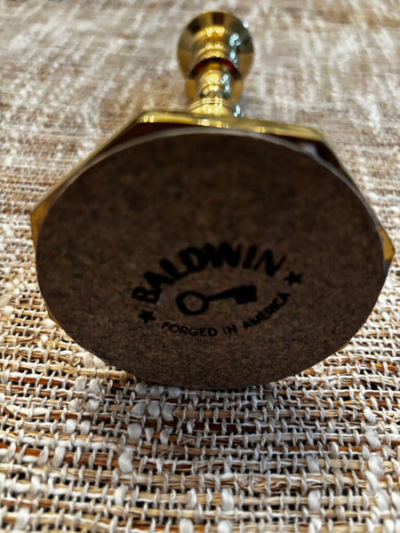 Vintage Brass Baldwin Candlestick