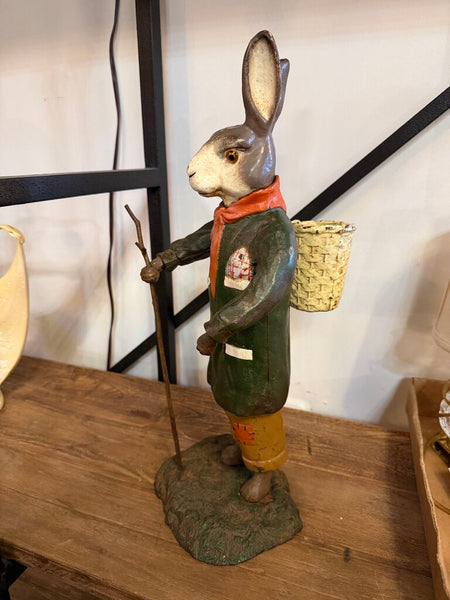 Vintage cast iron rabbit