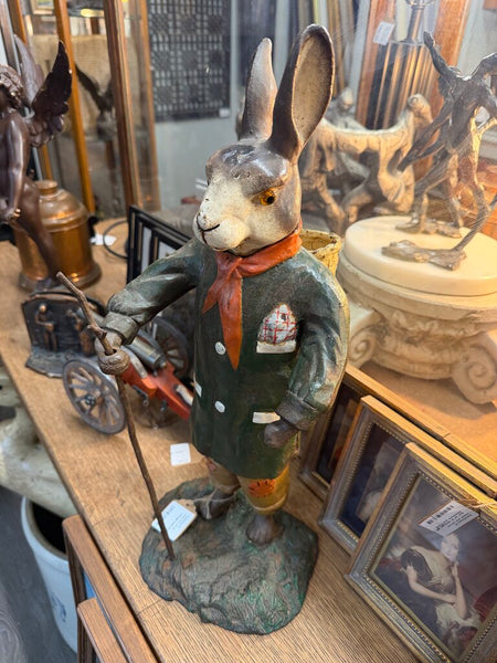 Vintage cast iron rabbit