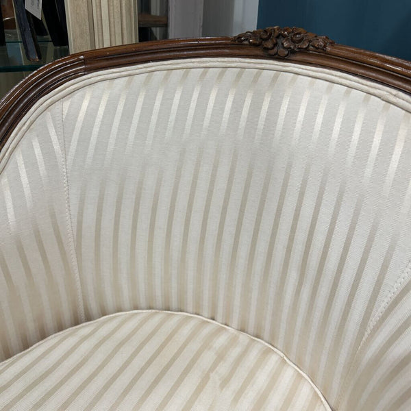 LOUIS XVI CHAIR REUPHOLSTERED