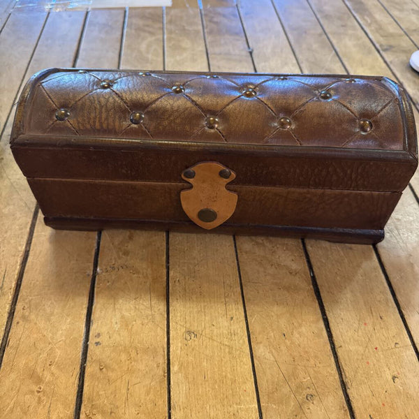 Leather Wrapped Jewelry Box