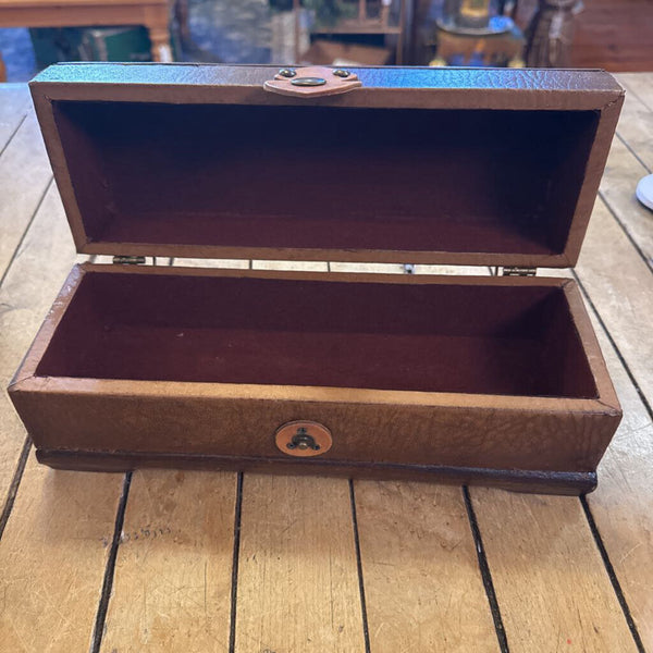 Leather Wrapped Jewelry Box