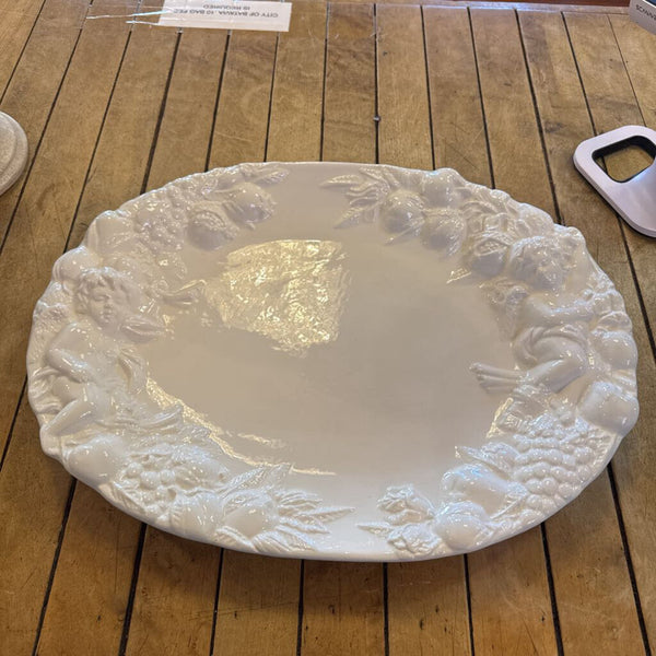 Large Cherub Platter