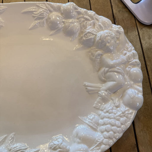 Large Cherub Platter