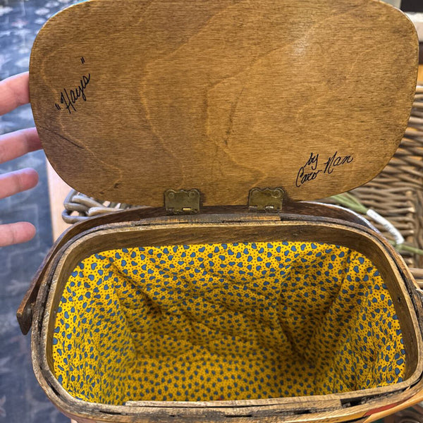 Vintage Caro Nan Basket Purse