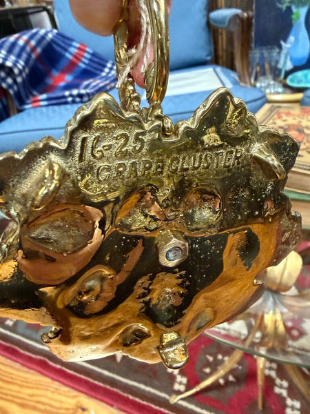 Brass Leaf Candle Holder W2119