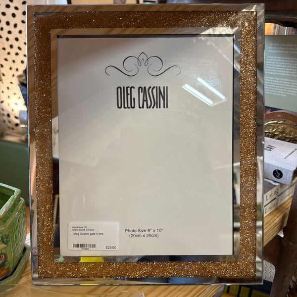 Oleg Cassini gold frame