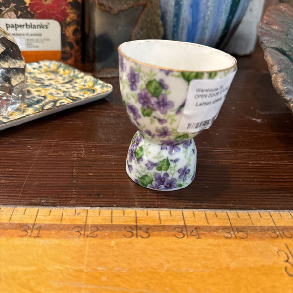 Lefton chintz egg cup each