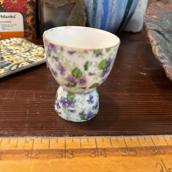 Lefton chintz egg cup each