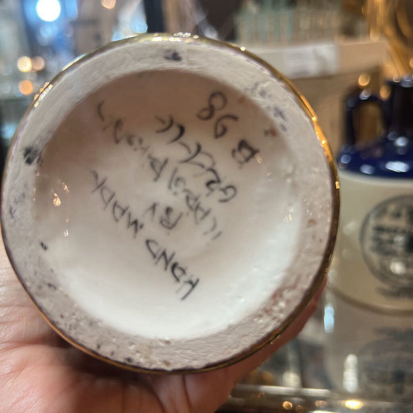 Vintage Handmade Ikaros Pottery Vase w Ship