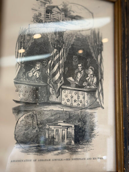 0490 Abraham Lincoln 1895 Etching/Print