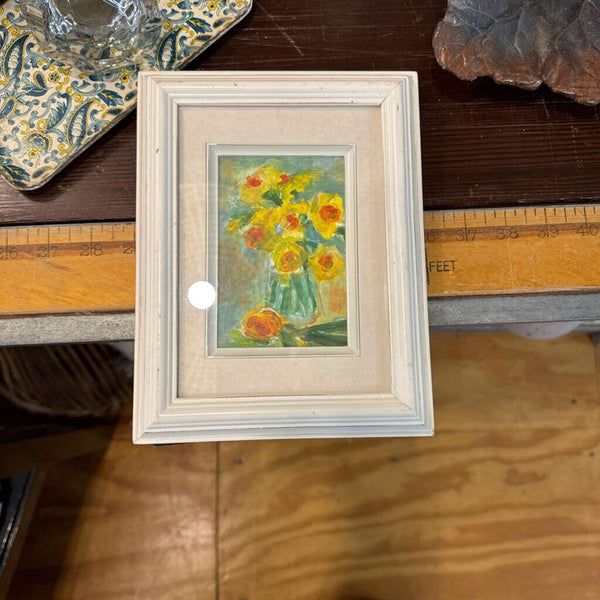 "Spring fling" FIRM original acrylic framed signed Martha Layton Smith Open Door Studio