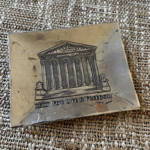 Wendell August Forge ACLJ American Center for Law and Justice Aluminum Tray