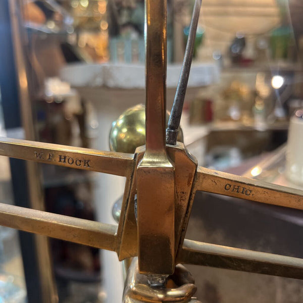 Antique W.P. Hock Chicago Apothecary Scale - as found