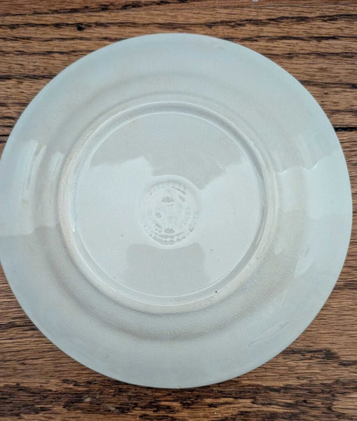 Antique Elsmore & Forster Wheat Pattern Ironstone Plate 6.5