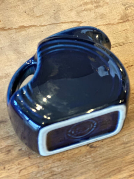 MINI NAVY FIESTA PITCHER / CREAMER 3 1/2"H