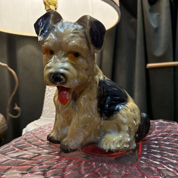 Chalkware Terrier 7.5" high W2158