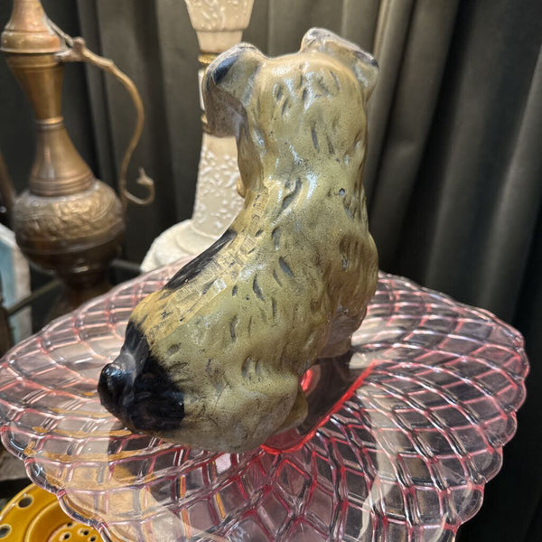Chalkware Terrier 7.5" high W2158