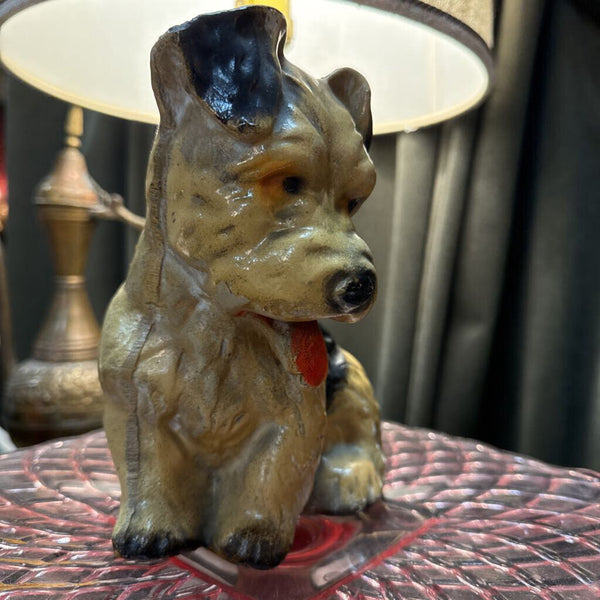Chalkware Terrier 7.5" high W2158