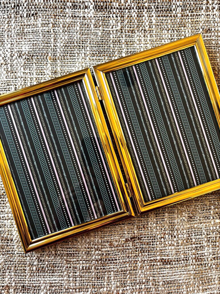 Vintage Brass Bi-Fold Frame 5x7
