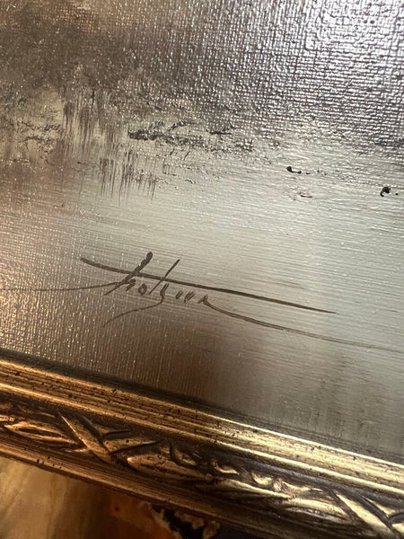 Vintage Original Signed Oil Painting 27x23