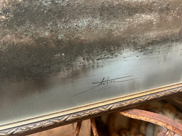 Vintage Original Signed Oil Painting 27x23