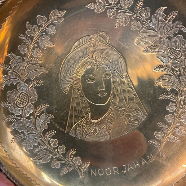 Vintage Brass Trinket Tray