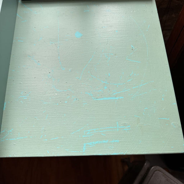 Green dresser as found in store pick up only 20"d x 40"w x 35.25" t