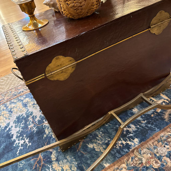 Vintage Chest w/ Brass Detail