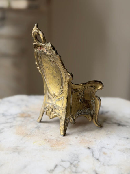2345 Antique French Chair Jewelry Casket