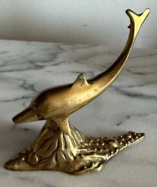 Brass Dolphin in Surf S033