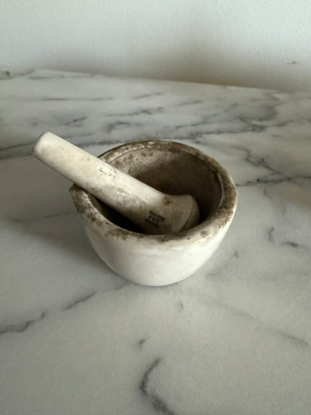 Small Ceramic Mortar and Pestle W1874