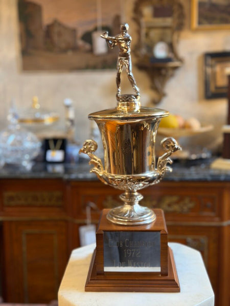 1517 1972 Wooden Golf Trophy
