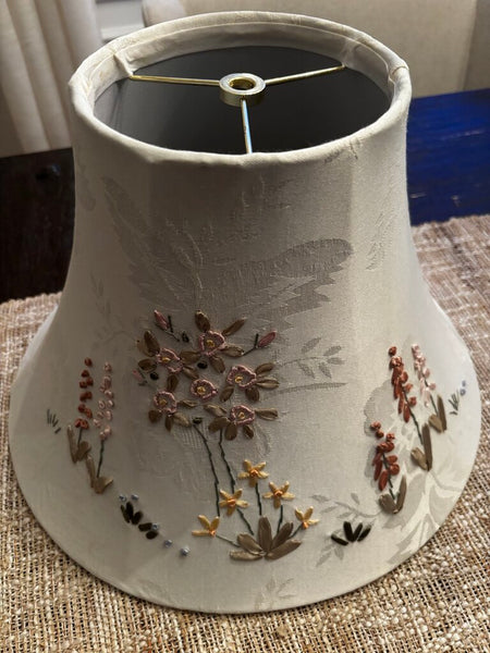 Lampshade w/Embroidery 14W x 10H