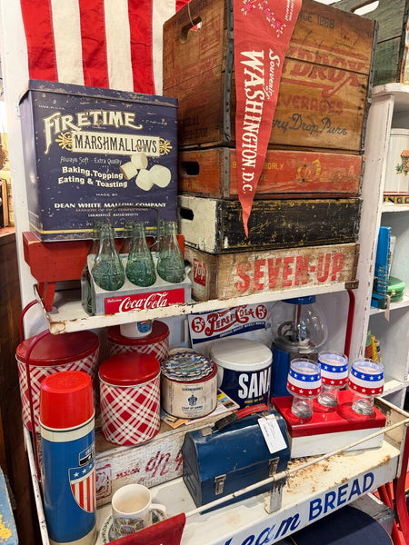 JFV ~ repro Firetime Marshmallow tin .