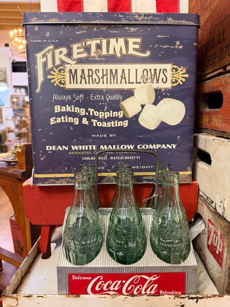 JFV ~ repro Firetime Marshmallow tin .