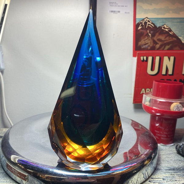 Colored glass prism